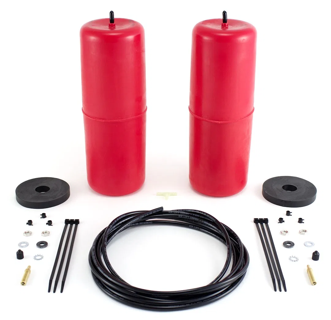 60818 – AIR LIFT Helper Spring Kit, Air Spring Inside Coil Spring Mount Up To 1000 Pounds Of Leveling Capacity Air Ad...